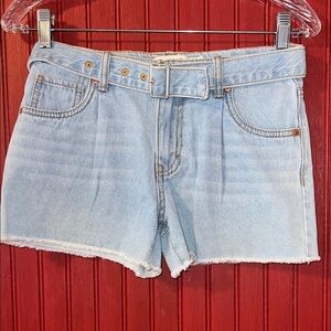 Levi's Light Blue Kids Denim Shorts 14